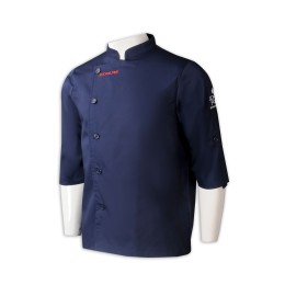 KI109 Group Customized Chef Catering Uniform Design Deep Blue Embroidery logo Chef Catering Uniform Net Color Side Button Chef Catering Uniform Wholesalers HK  executive chef coats  chef's attire    cooking lesson session  half sleeve chef coat    pro che KI109 Group Customized Chef Catering Uniform Design Deep Blue Embroidery logo Chef Catering Uniform Net Color Side Button Chef Catering Uniform Wholesalers HK  executive chef coats  chef's attire    cooking lesson session  half sleeve chef coat    pro che